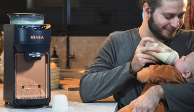 Espressor Lapte Praf Beaba Milkeo Plus Night Blue - Utilizare simpla