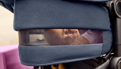 Carucior Bugaboo Donkey 5 Mono Black/Desert Taupe - Confort de la nastere