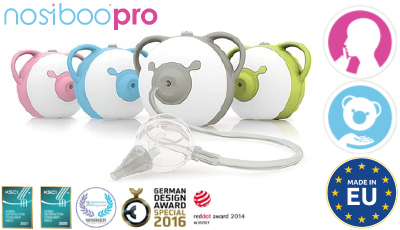 Aspirator nazal electric Nosiboo Pro Gri - prezentare
