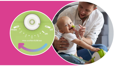 Aspirator nazal electric Nosiboo Pro Gri - aspiratie inteligenta