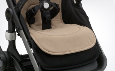 Husa carucior Bugaboo Dual Comfort Misty Grey - usor de intretinut